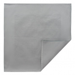 Изображение: Салфетка сервировочная жаккардовая серого цвета из хлопка с вышивкой из коллекции Essential