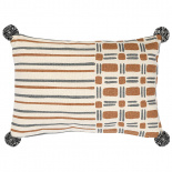 Изображение: Подушка с геометрическим рисунком Abstract play из коллекции Ethnic