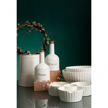 картинка Менажница белого цвета из коллекции Kitchen Spirit от магазина Tkano