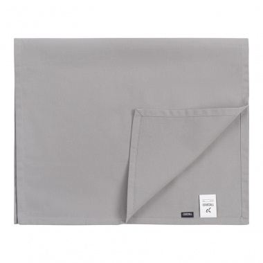 картинка Дорожка на стол из хлопка серого цвета из коллекции Essential от магазина Tkano