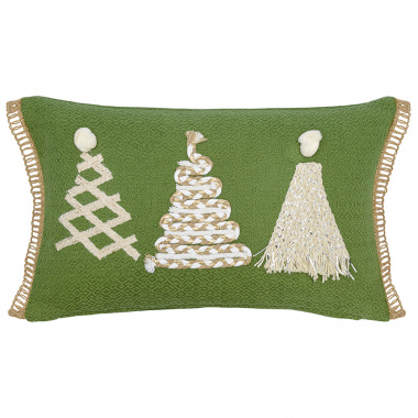 картинка Подушка декоративная с аппликацией Christmas tree из коллекции New Year Essential от магазина Tkano