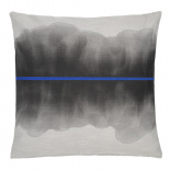 Изображение: Чехол на подушку из хлопка из коллекции Slow Motion, Electric Blue