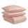 Комплект постельного белья розового цвета с принтом Спелая смородина из коллекции Scandinavian touch