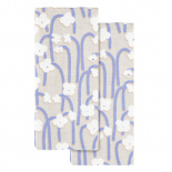 Изображение: Набор из двух муслиновых полотенец с принтом Полярный цветок из коллекции Scandinavian touch