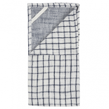 картинка Набор из двух муслиновых полотенец с графичным дизайном из коллекции Essential от магазина Tkano