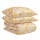 Комплект постельного белья горчичного цвета с принтом Полярный цветок из коллекции Scandinavian touch