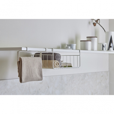 картинка Набор из двух кухонных вязаных полотенец из коллекции Essential, серое/экрю от магазина Tkano