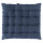Подушка на стул из стираного льна синего цвета из коллекции Essential