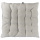 Подушка на стул из стираного льна серого цвета из коллекции Essential