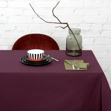 картинка Набор из двух салфеток сервировочных из хлопка оливкового цвета из коллекции Essential от магазина Tkano