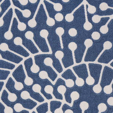 картинка Набор из двух салфеток сервировочных темно-синего цвета с принтом Спелая Смородина из коллекции Scandinavian touch от магазина Tkano