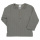 Рубашка из хлопкового муслина серого цвета из коллекции Essential