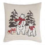 Изображение: Подушка декоративная Festive bears из коллекции New Year Essential