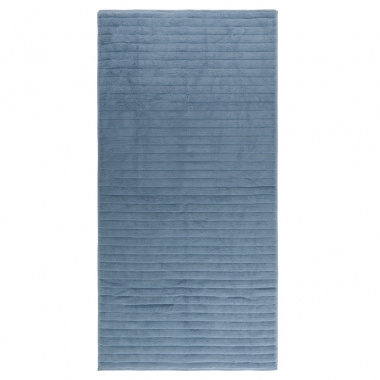 картинка Полотенце банное Waves джинсово-синего цвета из коллекции Essential от магазина Tkano