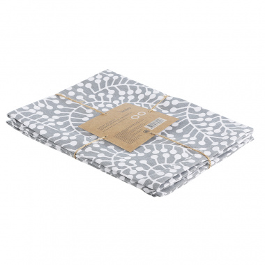 картинка Набор из двух салфеток сервировочных серого цвета с принтом Спелая Смородина из коллекции Scandinavian touch от магазина Tkano