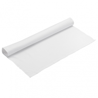 картинка Салфетка сервировочная белого цвета с фактурным жаккардовым рисунком из хлопка из коллекции Essential от магазина Tkano