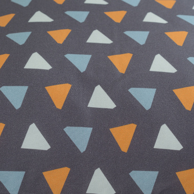 картинка Комплект постельного белья из сатина с принтом Triangles из коллекции Wild от магазина Tkano
