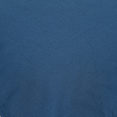картинка Простыня темно-синего цвета из органического стираного хлопка из коллекции Essential от магазина Tkano