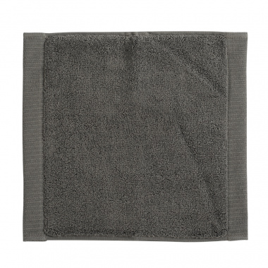 картинка Полотенце для лица темно-серого цвета из коллекции Essential от магазина Tkano