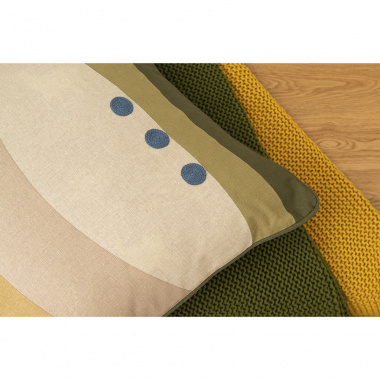 картинка Чехол на подушку из хлопка с принтом Rice plantation из коллекции Terra от магазина Tkano