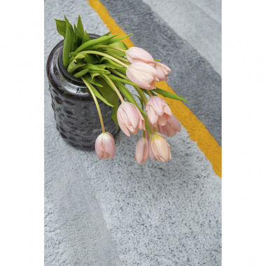 картинка Ковер из хлопка с рисунком Tulip field из коллекции Terra от магазина Tkano