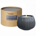 Изображение: Свеча ароматическая Vetiver & Black cypress из коллекции Edge, серый