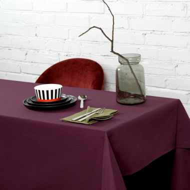 картинка Набор из двух салфеток сервировочных из хлопка оливкового цвета из коллекции Essential от магазина Tkano
