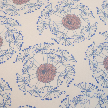 картинка Комплект постельного белья из сатина с принтом "Воздушный цветок" из коллекции Prairie от магазина Tkano