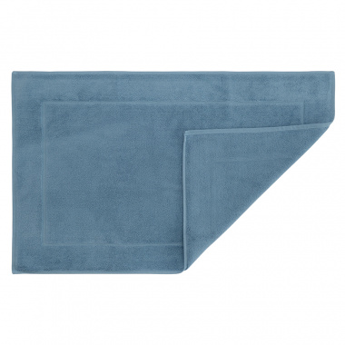 картинка Коврик для ванной джинсово-синего цвета из коллекции Essential от магазина Tkano