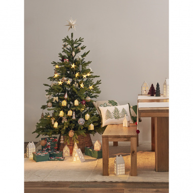 картинка Подушка декоративная с вышивкой Christmas tree из коллекции New Year Essential от магазина Tkano