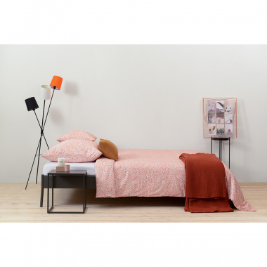 картинка Комплект постельного белья розового цвета с принтом Спелая смородина из коллекции Scandinavian touch от магазина Tkano