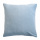 Подушка декоративная из хлопкового бархата светло-синего цвета из коллекции Essential