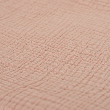 картинка Одеяло из жатого хлопка цвета пыльной розы из коллекции Essential от магазина Tkano