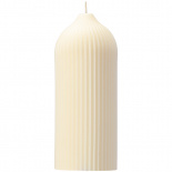 Изображение: Свеча декоративная молочно-белого цвета из коллекции Edge