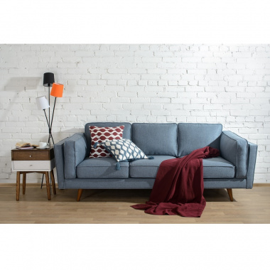картинка Чехол на подушку Traffic, бордового цвета из коллекции Cuts&Pieces от магазина Tkano