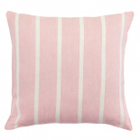Изображение: Чехол на подушку декоративный в полоску цвета пыльной розы из коллекции Essential