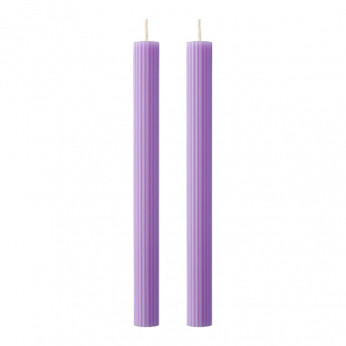 картинка Набор из двух свечей цвета лаванды из коллекции Edge от магазина Tkano