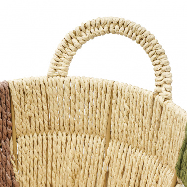 картинка Корзина плетеная овальная Bodhran Nature из коллекции Ethnic от магазина Tkano
