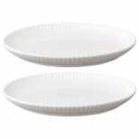 Изображение: Набор из двух тарелок белого цвета из коллекции Kitchen Spirit, 21 см
