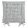 Подушка на стул из хлопка серого цвета с принтом Спелая Смородина из коллекции Scandinavian touch