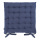 Подушка на стул из хлопка темно-синего цвета из коллекции Essential