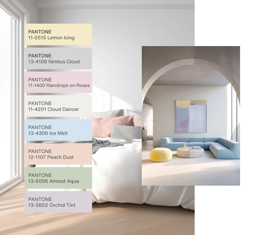 Сопутствующее изображение для статьи Pantone Cloud Dancer: цвет года, который всех удивил