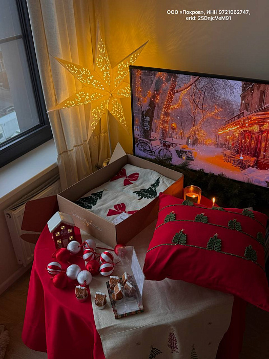 Распакуем первую большую посылку с новогодним декором?