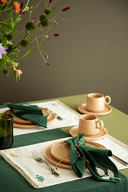 картинка Салфетка сервировочная Garden harmony из коллекции Ethnic от магазина Tkano