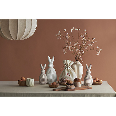 картинка Декор из фарфора белого цвета Trendy Bunny из коллекции Easter  Essential от магазина Tkano