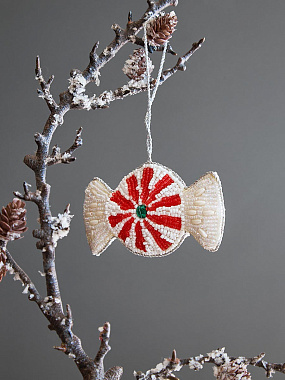 картинка Набор елочных украшений Christmas jewels из коллекции New Year Essential, 4 шт. от магазина Tkano