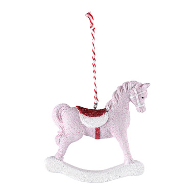 картинка Набор ёлочных украшений Pink fairytale из коллекции New Year Essential, 4 шт. от магазина Tkano