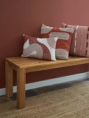 картинка Подушка декоративная Feather lines из коллекции Ethnic, 30x45 от магазина Tkano