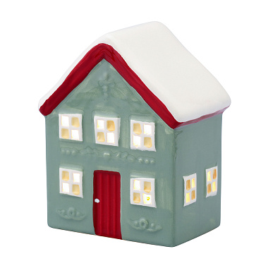 картинка Домик с подсветкой Arslev из коллекции New Year Essential от магазина Tkano