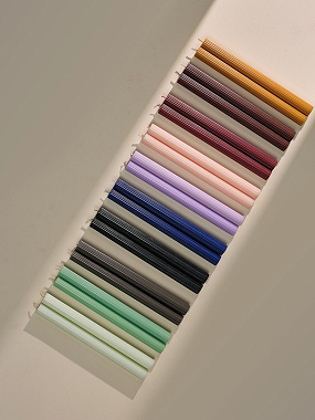 картинка Набор из двух свечей цвета карри из коллекции Edge от магазина Tkano